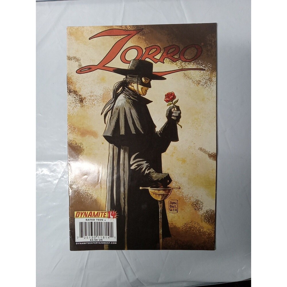 Zorro #14 Vol. 1.  2009 Dynamite Entertainment Variant